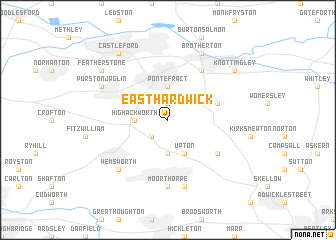 map of East Hardwick