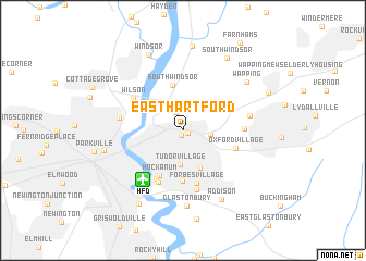 map of East Hartford