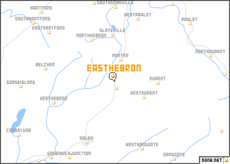 map of East Hebron