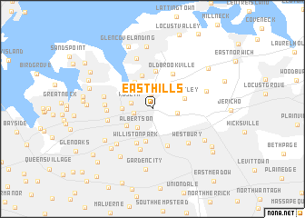 map of East Hills