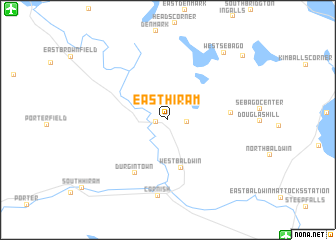 map of East Hiram