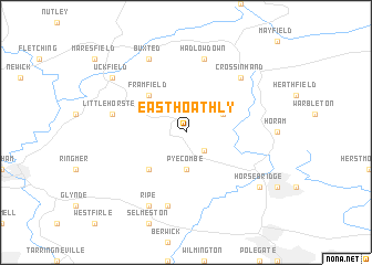 map of East Hoathly