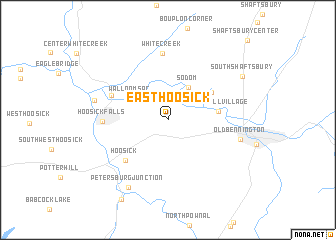 map of East Hoosick