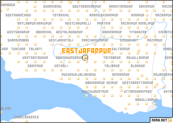 map of East Jāfarpur