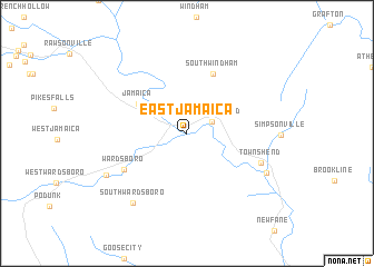 map of East Jamaica