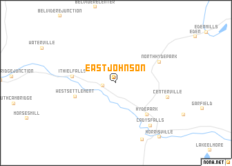 map of East Johnson