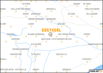 map of East Keal