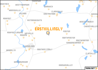 map of East Killingly