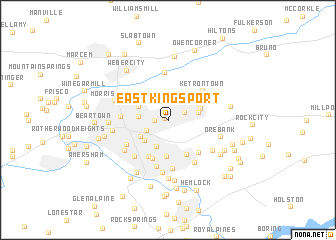 map of East Kingsport