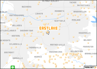 map of East Lake