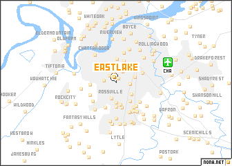 map of East Lake