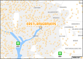 map of Eastland Gardens