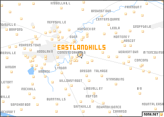 map of Eastland Hills