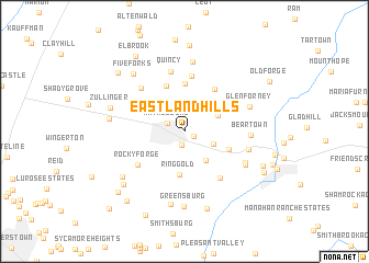 map of Eastland Hills