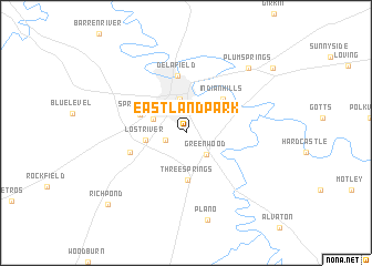 map of Eastland Park