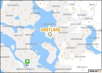 map of Eastland