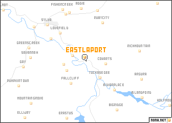 map of East Laport