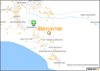 map of East Layton