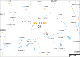 map of East Lenox