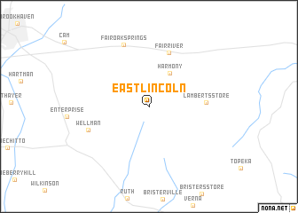 map of East Lincoln