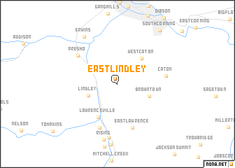 map of East Lindley