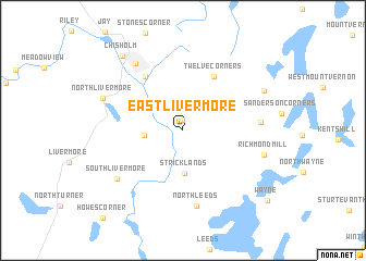 map of East Livermore