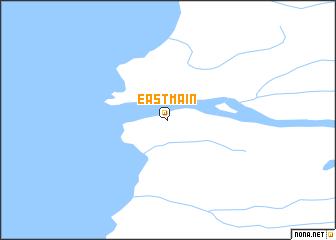 map of Eastmain