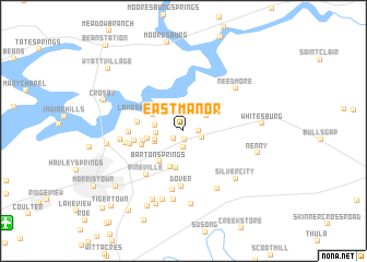 map of East Manor