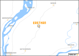 map of Eastman