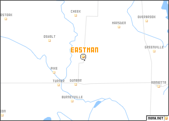 map of Eastman