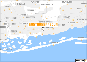 map of East Massapequa