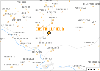 map of East Millfield