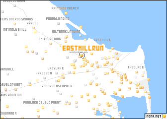 map of East Mill Run