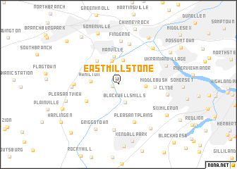 map of East Millstone