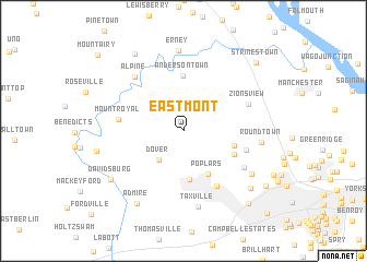 map of Eastmont