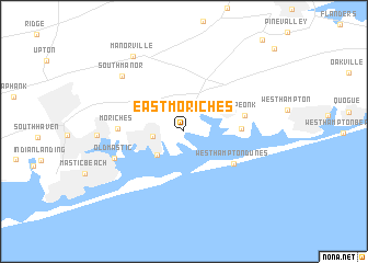 map of East Moriches