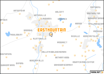 map of East Mountain