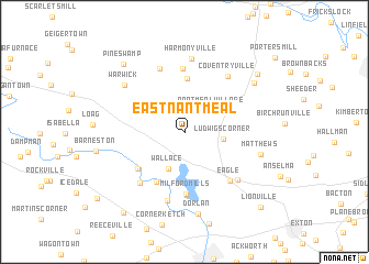 map of East Nantmeal