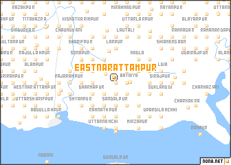 map of East Narattampur