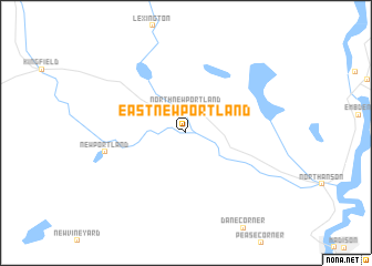 map of East New Portland