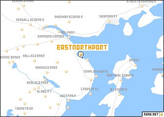 map of East Northport