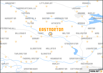 map of East Norton