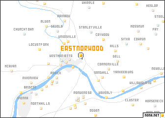 map of East Norwood