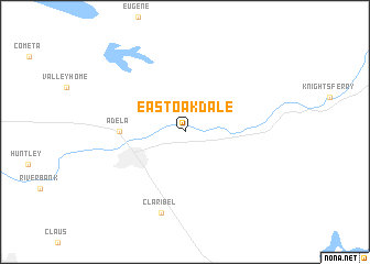 map of East Oakdale
