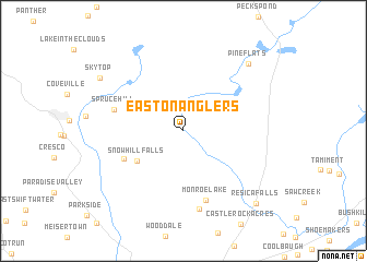 map of Easton Anglers