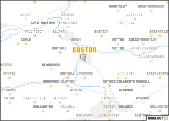 map of Easton