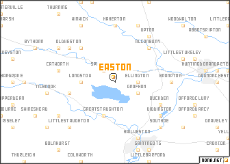 map of Easton