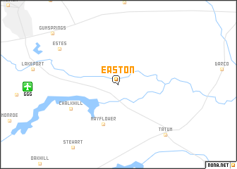 map of Easton