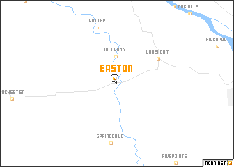 map of Easton