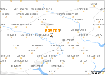 map of Easton